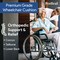 Proheal Bariatric Foam Wedge Wheelchair Seat Cushion -22"x16"x4"-2" PH-76168 - alternate 5